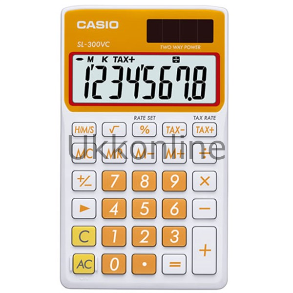 CASİO HESAP MAKİNESİ SL-300-VC-OE 8 HANE
