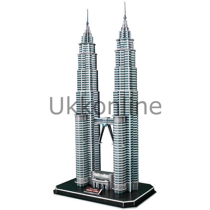 NECO 3D PUZZLE  MC084H PETRONAS KULELERİ-MALEZYA