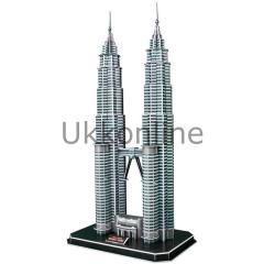 NECO 3D PUZZLE  MC084H PETRONAS KULELERİ-MALEZYA