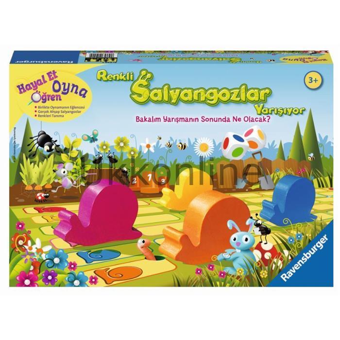 RAVENSBURGER OYUN 210404 RENKLI SALYANGOZLAR YARIS