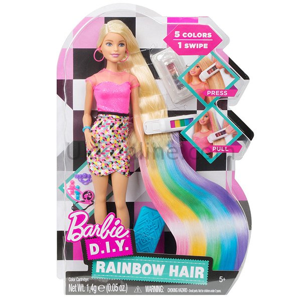 FFK05 BRB-BARBIE GÖKKUŞAĞI SAÇLAR /Barbie ile Moda ve Güzellik