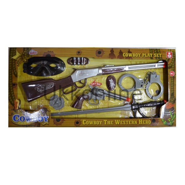 828 KUT.KOVBOY SET TÜFEK TABANCA