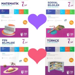 TEAS İDES 7. SINIF TÜRKÇE MATEMATİK FEN SOSYAL  SORU BANKASI 2019