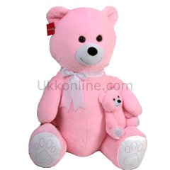 1085P YAVRULU AYI 100CM PEMBE