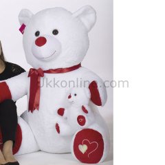 1086B TIKIL AYI 100CM BEYAZ