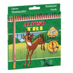 ALPİNO BOYA KALEMİ 24 RENK TRİ ÜÇGEN KUTU