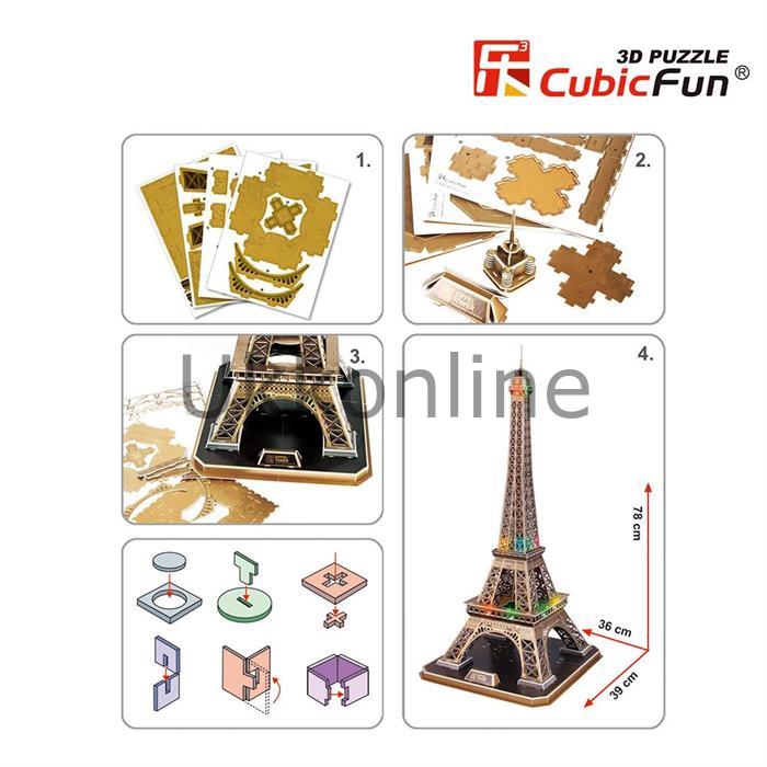 NECO 3D PUZZLE L091H EYFEL KULESİ FRANSA