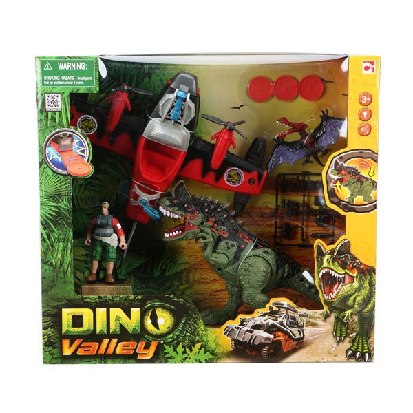 520004 SUN OYUN SET DINO VALLEY 5 DINOSTRIKKER SES/IŞIK-CPM-