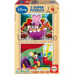 EDUCA COCUK AHSAP 2x9 PUZZLE 13467 MICKEY MOUSE CLUB HOUS