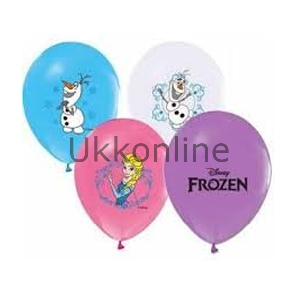 BALONEVİ BALON 4+1 FROZEN BASKILI PASTEL 100 LÜ