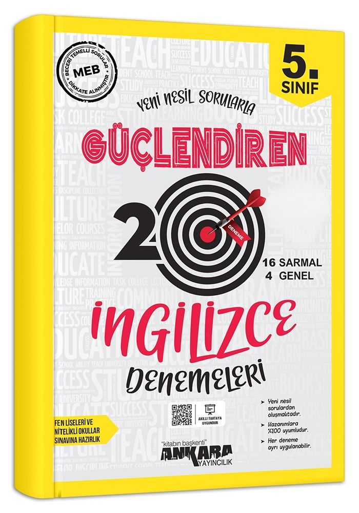 ANKARA YAYINCILIK 5.SINIF İNGİLİZCE GÜÇLENDİREN 20 DENEME