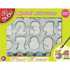 Bu-Bu  Sayılar Alçı Seti 14 Parça