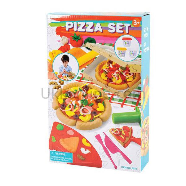 1008582 SUN OYUN HAMURU SET PİZZA YAPIMI 3 HAMURLU kçk.-PLG-
