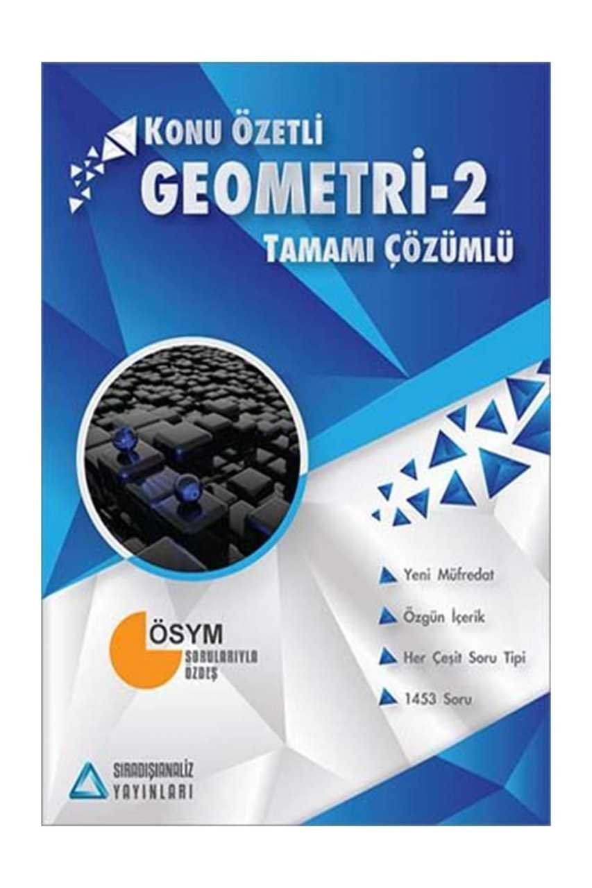 AYT Geometri Sıradışı Analiz Tamamı Çözümlü Konu Özetli  Yaşar Karadağ