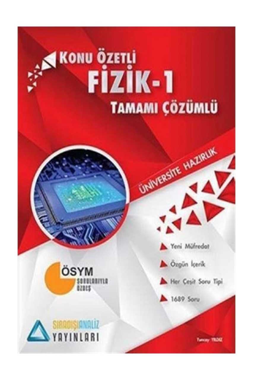 TYT Fizik Sıradışı Analiz Tamamı Çözümlü Konu Özetli  Tuncay Yıldız