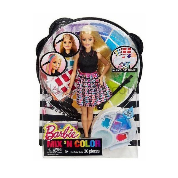 DHL90 BARBIE RENKLİ SAÇLAR OYUN SETİ