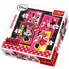 34119 4LÜ PUZZLE MINNIE 34 48 54 70
