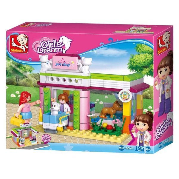 Sluban Shopkins Evcil Hayvan Dükkanı 195 Parçalı Lego Set