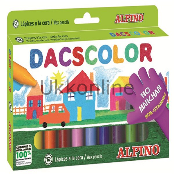 ALPİNO MUM BOYA 12 RENK DACS COLOR