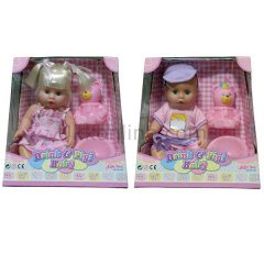 13561 SUN BEBEK SET İŞEYEN/BİBERON/EMZİK/OTUR.ELBİSELİ 30cm -SLY-