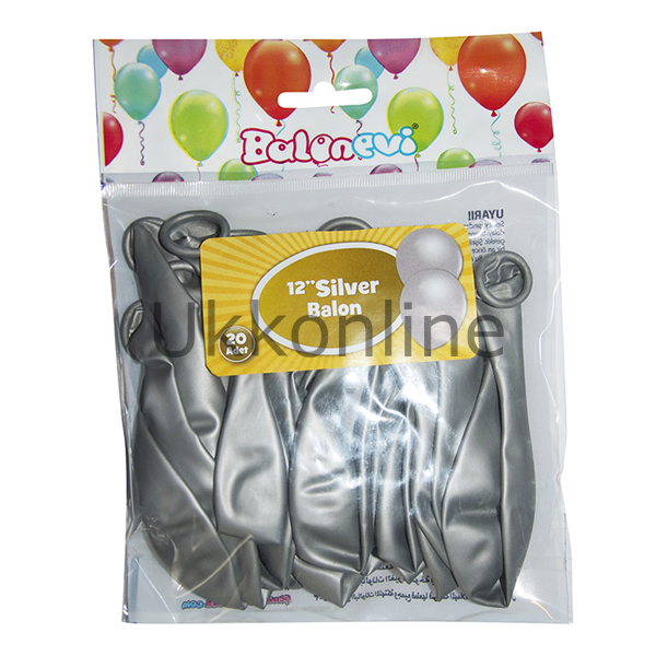 BALONEVİ BALON GÜMÜŞ 20 Lİ