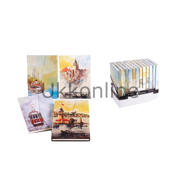 KESKİN BLOKNOT 14-20 80yp DÜZ MIKNATIS KAPAKLI