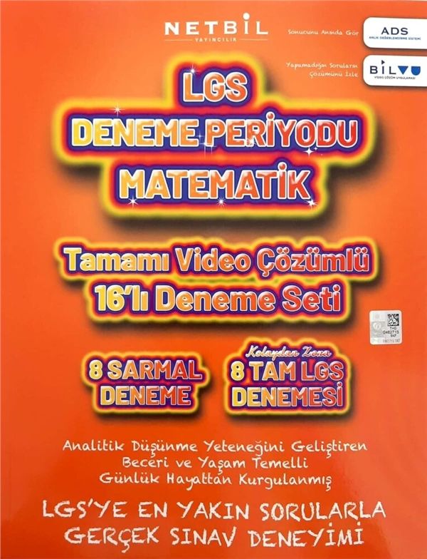 8.SINIF  MATEMATİK 16'LI DENEME PERİYODU