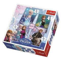 34210 4LÜ PUZZLE FROZEN