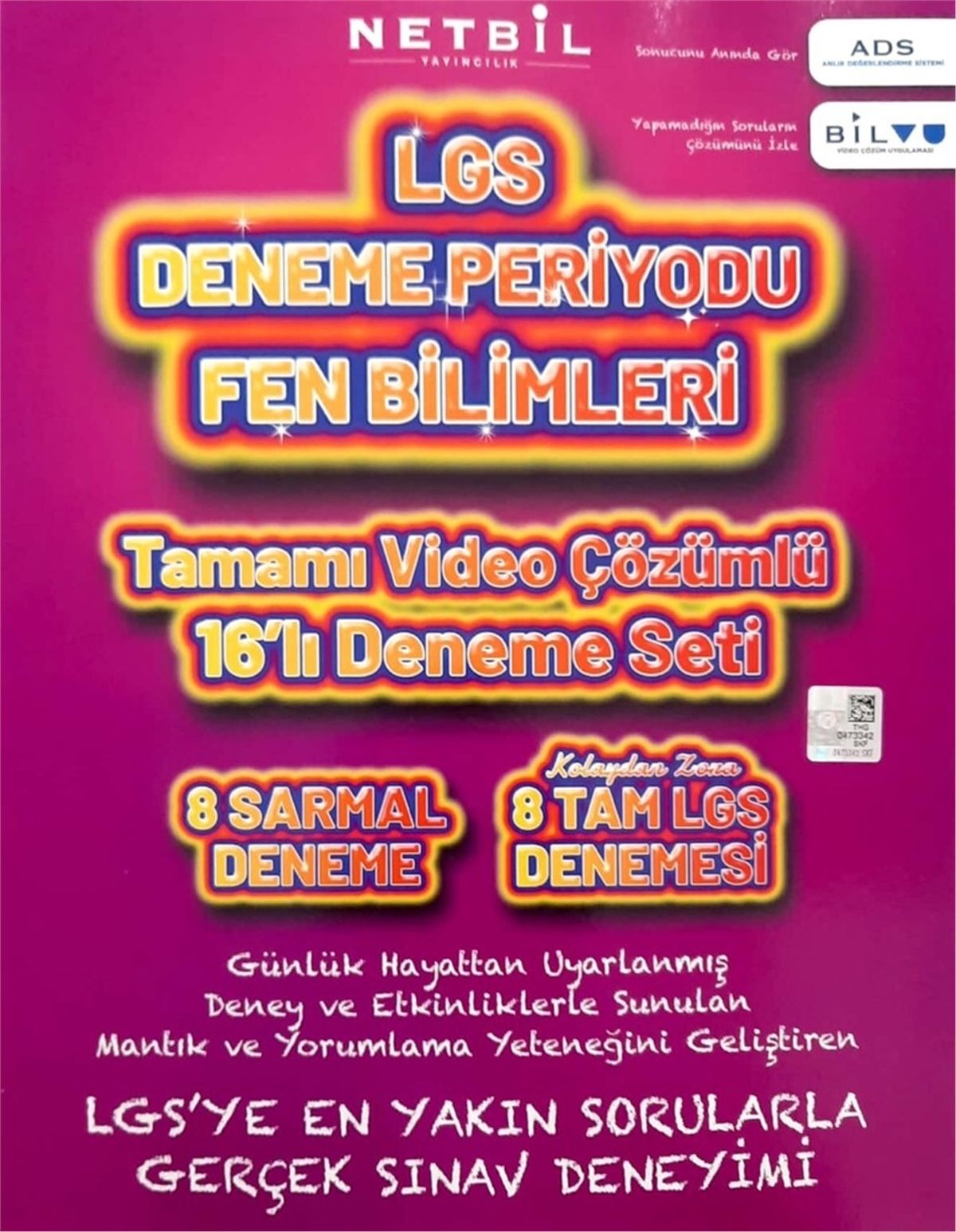 8.SINIF FEN BİLİMLERİ 16'LI DENEME PERİYODU