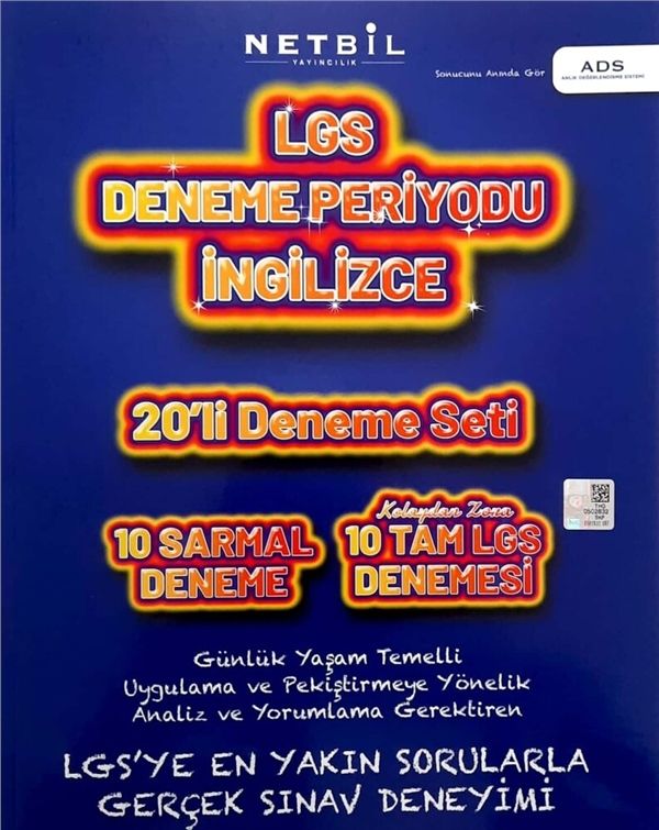 8.SINIF İNGİLİZCE 20'Lİ DENEME  PERİYODU