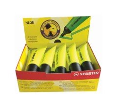 Stabilo Fosforlu Kalem Boss Neon Sarı 72/24 -(10 lu Kutu)