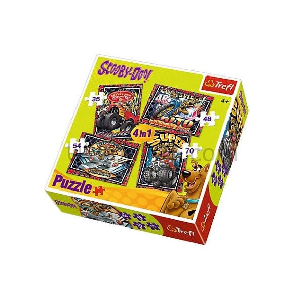 34257 4LÜ PUZZLE SCOOBY DOO 35 48 54 70