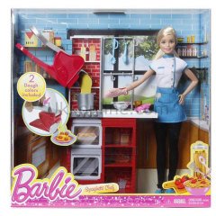 DMC36 BARBIE MAKARNA ŞEFİ ve MUTFAK OYUN SETİ