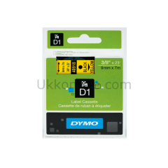 DYMO D1 ŞERİT S0720730 9-7Mt  SARI-SİYAH 40918
