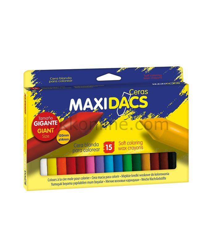ALPİNO DX-050216 MAXIDACS 15 Lİ MUM BOYA