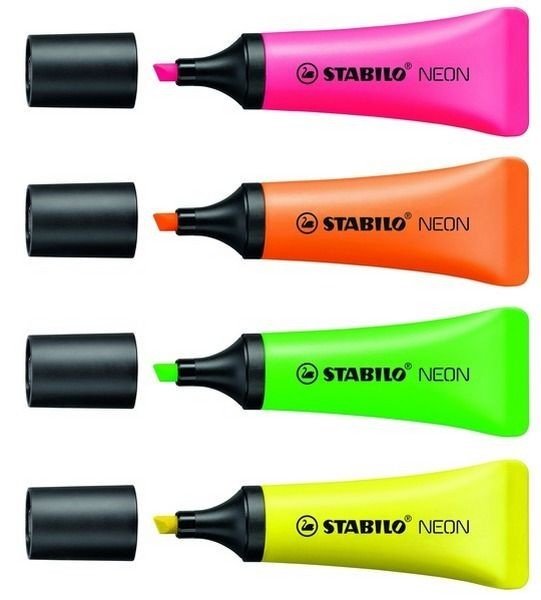STABILO BOSS NEON FOSFORLU KALEM 4LÜ SET