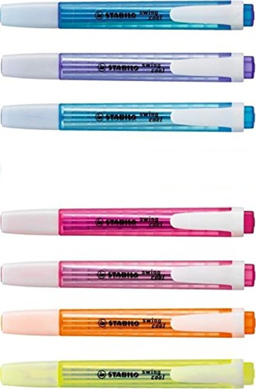 STABILO BOSS SWING COOL NEON 7Lİ FOSFORLU KALEM SETİ