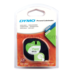 DYMO LETRATAG KAĞIT ŞERİT 12-4Mt  BEYAZ 91200