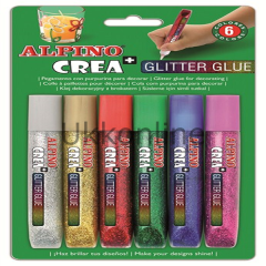 ALPİNO SİMLİ YAPIŞTIRICI CREA GLITTER GLUE