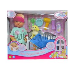 15308 SUN-SUM-BEBEK SET P.BO VETERİNER KÖPEKLİ