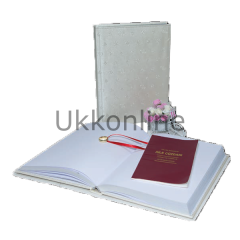 2K DÜĞÜN DEFTER PARİS SUNİ DERİ 176yp 110 G KREM