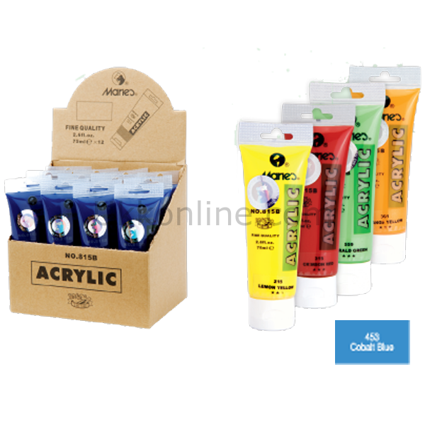 MARİES AKRİLİK BOYA 815 453 75ml COBALT MAVİ