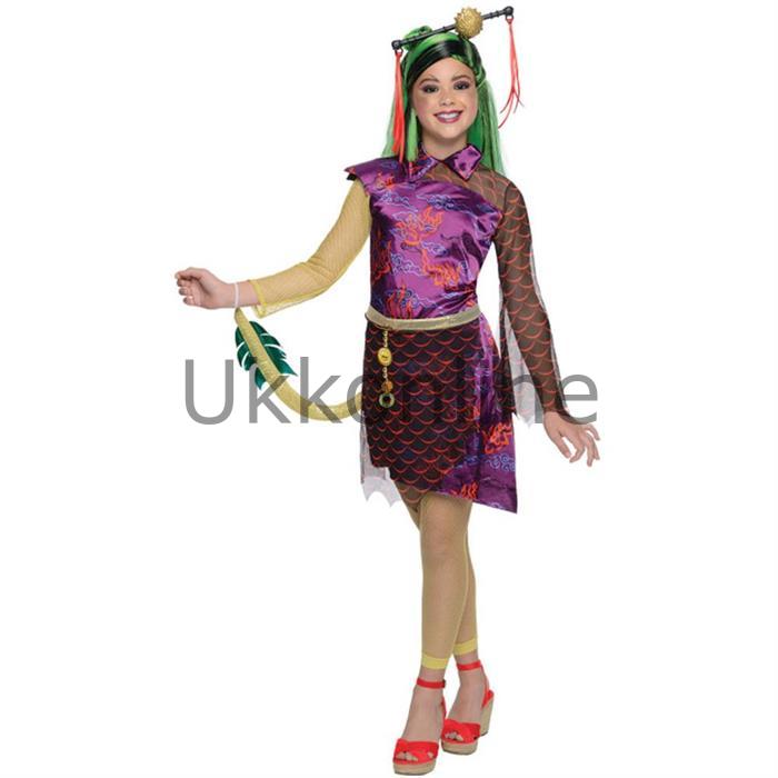 Monster High Jinafire Long Kız Çocuk Kostümü 8-10 Yaş