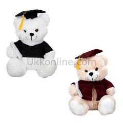 1001 SUN SK.PELUŞ AYI OTURAN MEZUNİYET 35CM -JNH