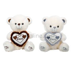 1002 SUN SK.PELUŞ AYI OTURAN LOVE KALPLİ 38CM -JNH