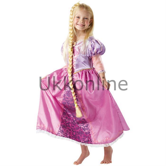 Rapunzel Çocuk Kostüm 7-8 Yaş