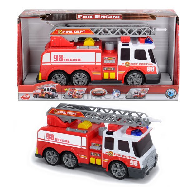 3308358 DICKIE İTFAİYE ARACI 37CM SESLİ-IŞIKLI-MANUEL
