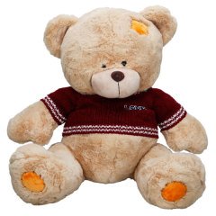 1008 SUN SK.PELUŞ AYI OTURAN KAZAKLI 42CM -JNH