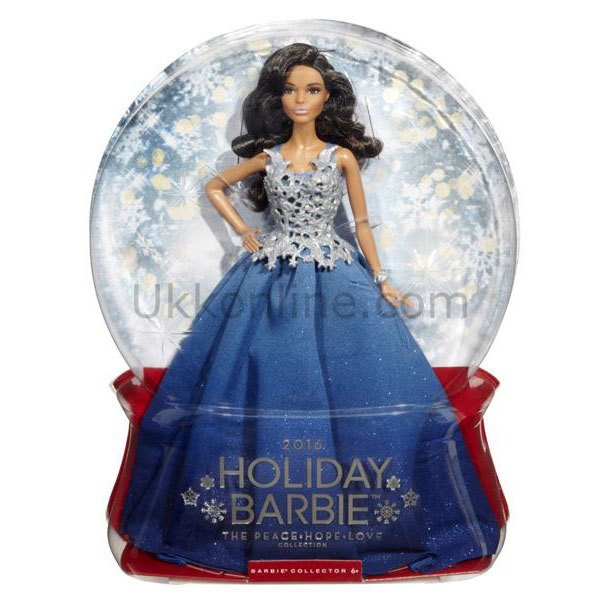 DGX99 BARBIE 2016 MUTLU YILLAR - MAVİ ELBİSELİ