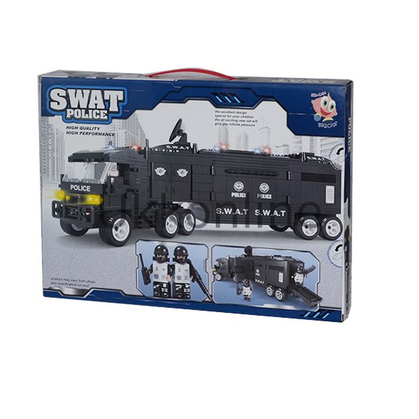 0131-23704-K BRICKS 423 PARÇA SWAT POLİS SETİ